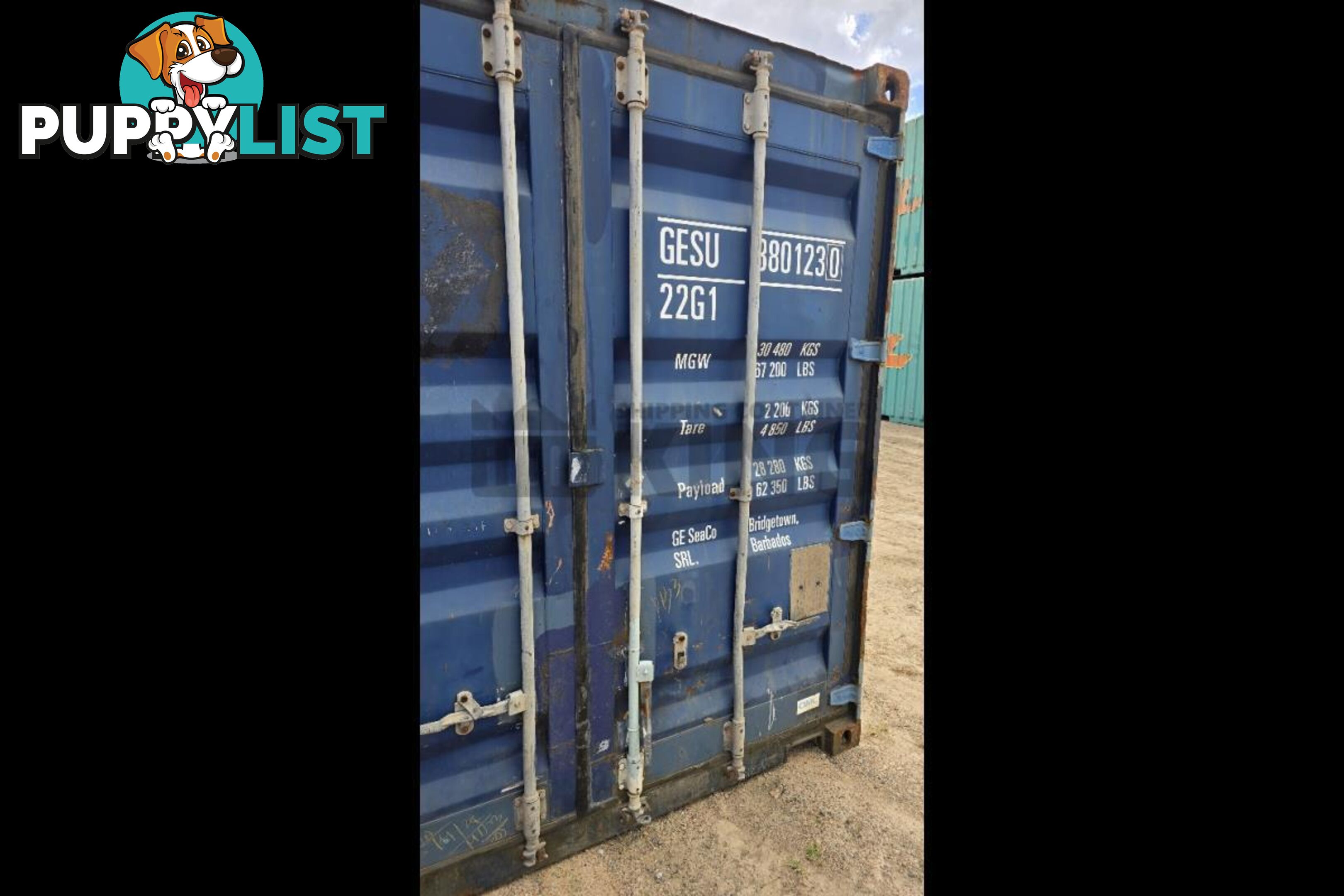20' STANDARD HEIGHT SHIPPING CONTAINER (AS-IS CONDITION)