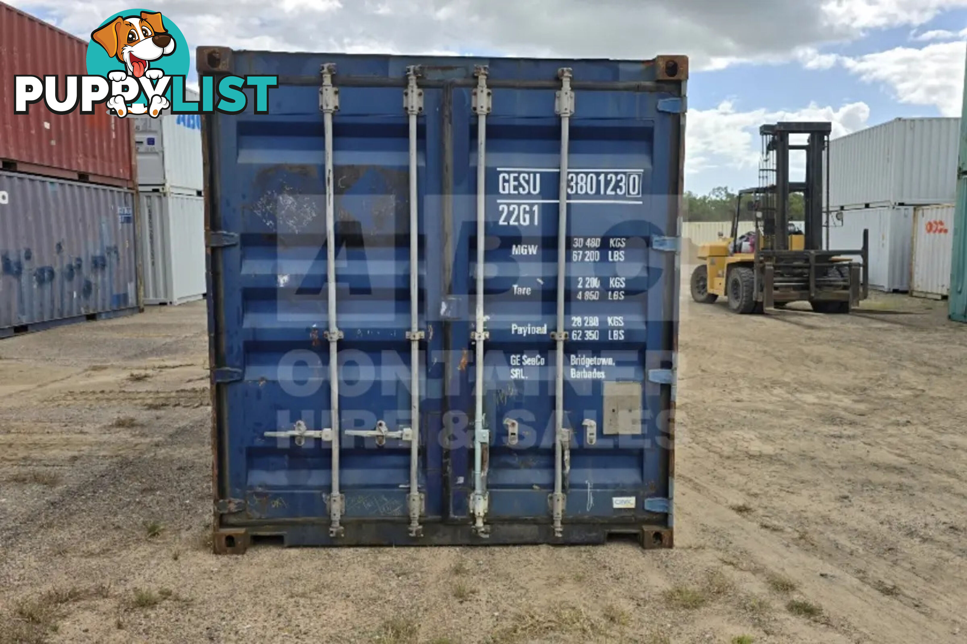 20' STANDARD HEIGHT SHIPPING CONTAINER (AS-IS CONDITION)