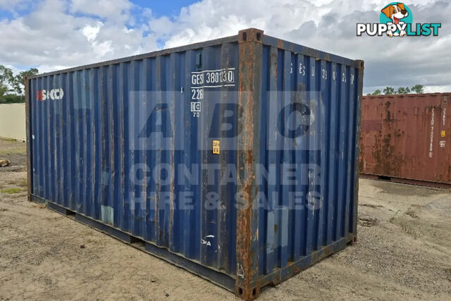 20' STANDARD HEIGHT SHIPPING CONTAINER (AS-IS CONDITION)