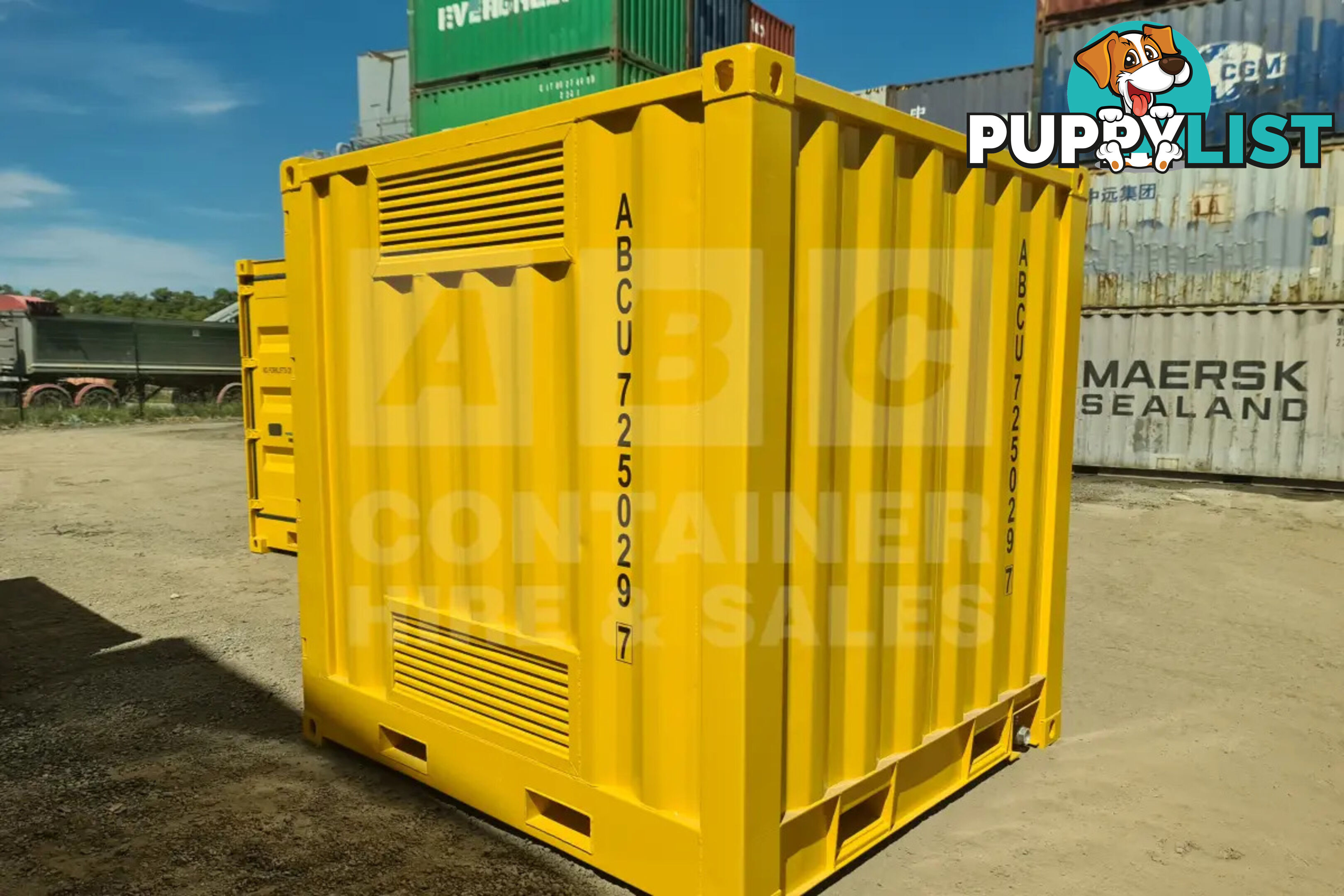 8' DANGEROUS GOODS SHIPPING CONTAINER (4 CORNER POST)
