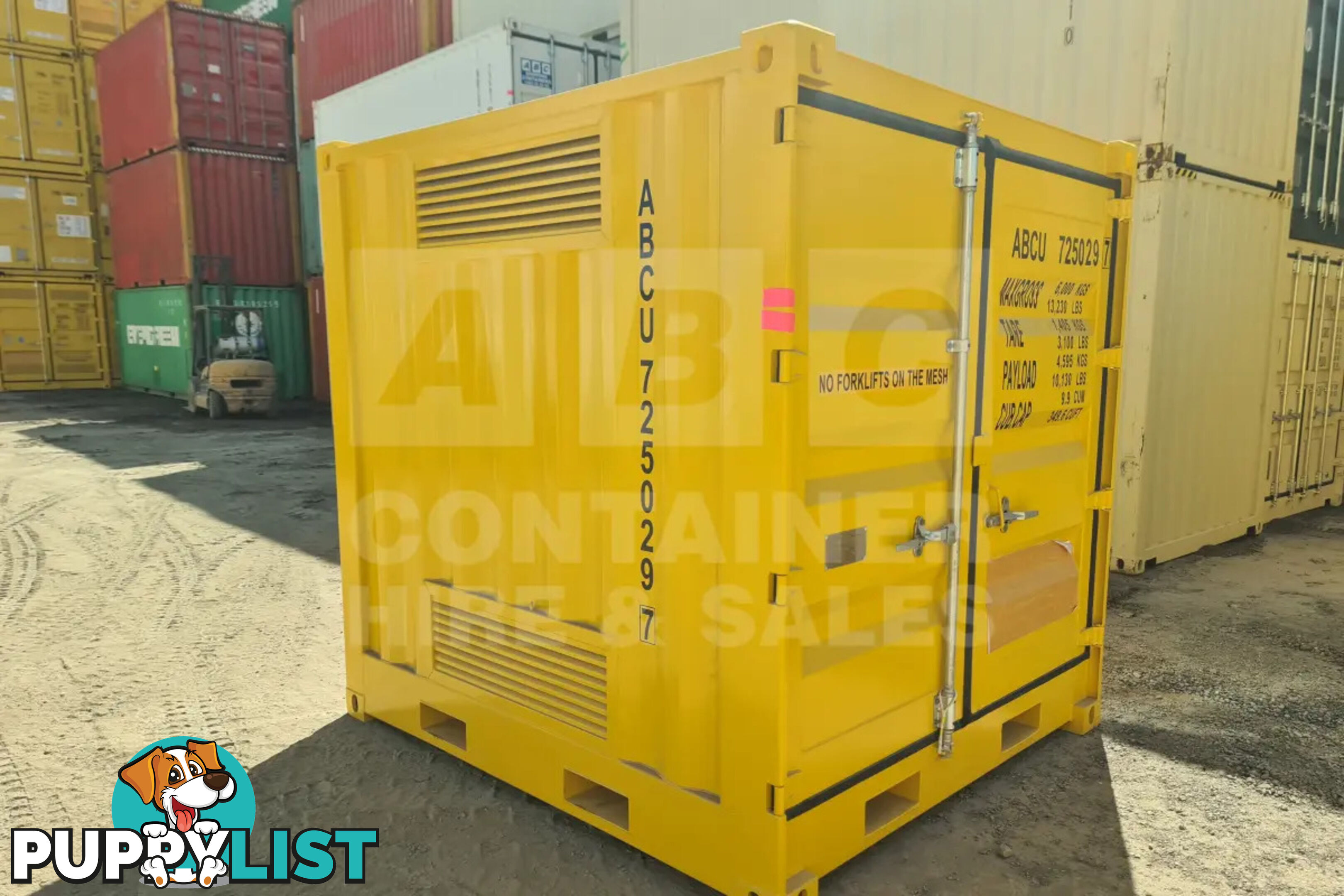8' DANGEROUS GOODS SHIPPING CONTAINER (4 CORNER POST)