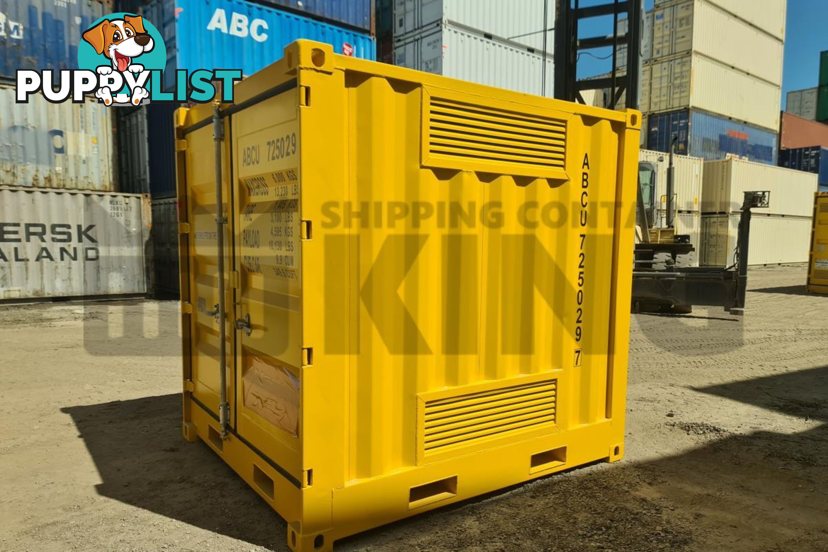 8' DANGEROUS GOODS SHIPPING CONTAINER (4 CORNER POST) - in Brisbane