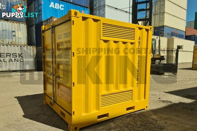 8' DANGEROUS GOODS SHIPPING CONTAINER (4 CORNER POST) - in Brisbane