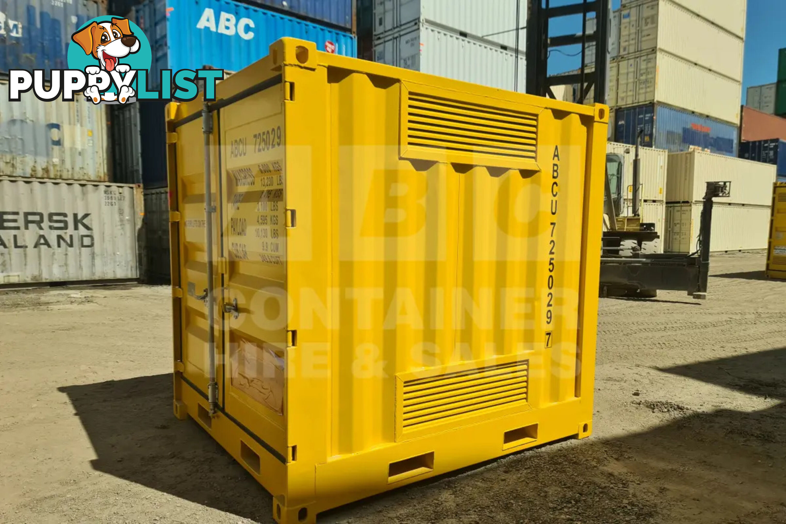 8' DANGEROUS GOODS SHIPPING CONTAINER (4 CORNER POST)