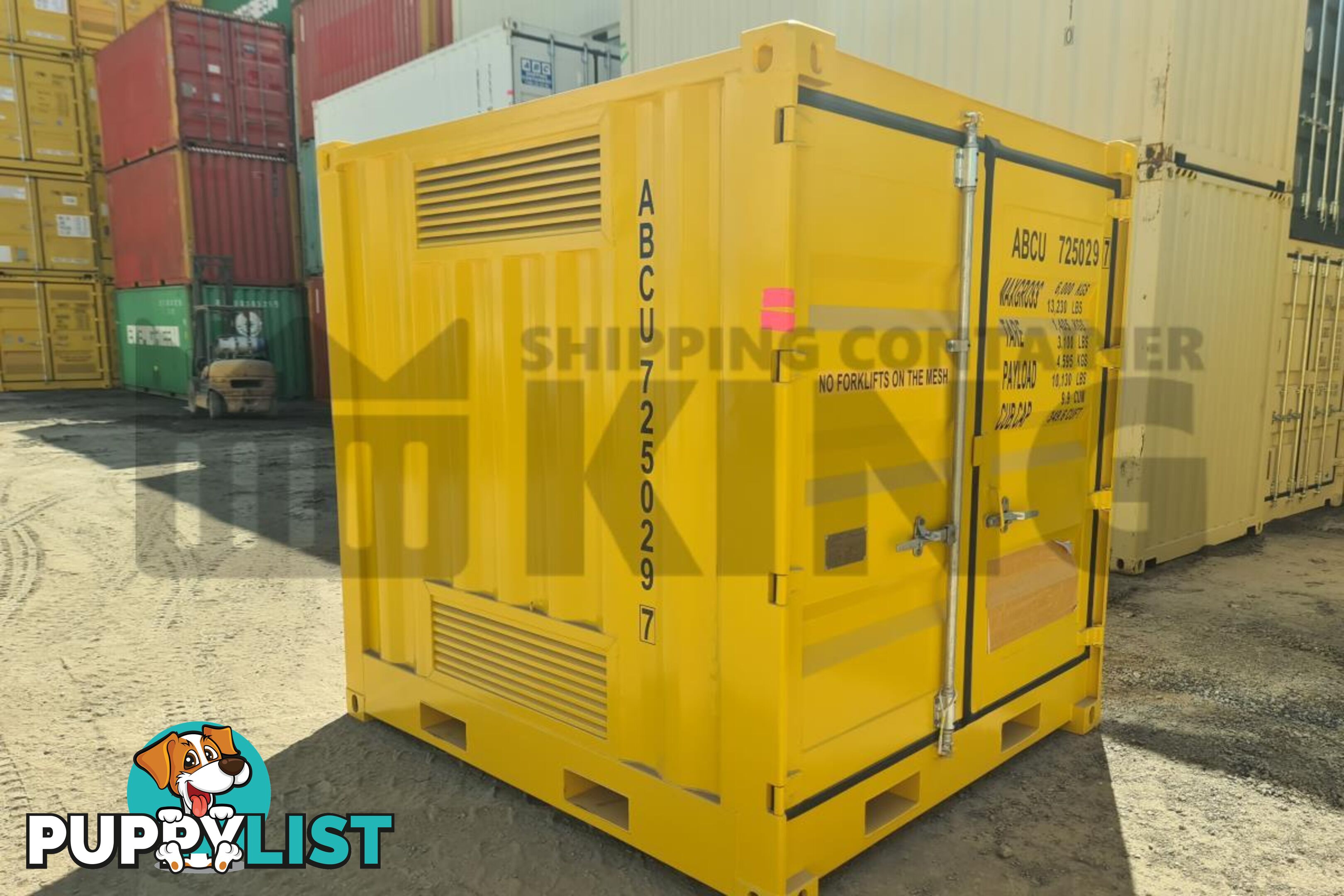 8' DANGEROUS GOODS SHIPPING CONTAINER (4 CORNER POST) - in Brisbane