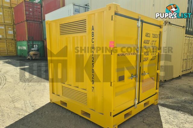8' DANGEROUS GOODS SHIPPING CONTAINER (4 CORNER POST) - in Brisbane