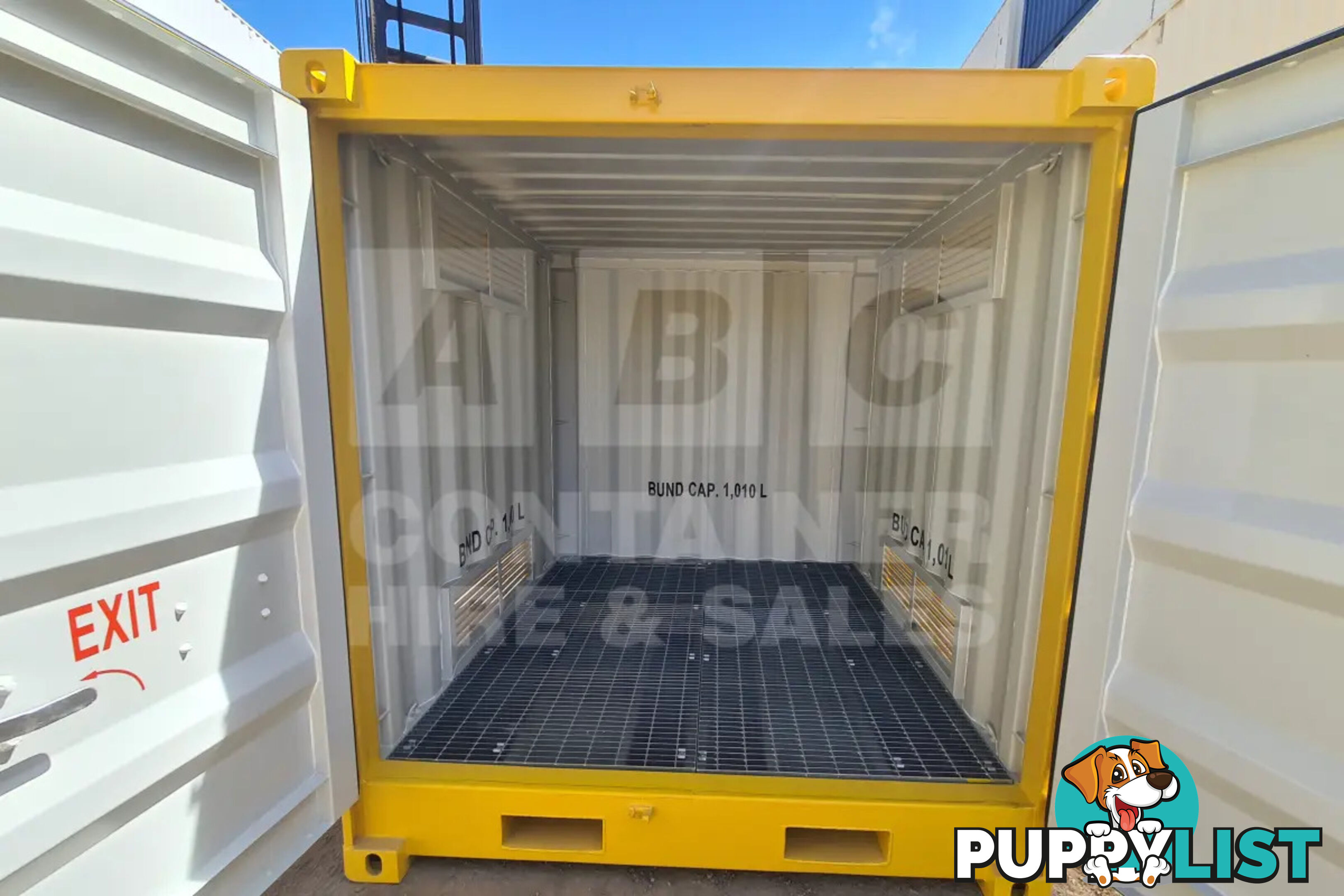 8' DANGEROUS GOODS SHIPPING CONTAINER (4 CORNER POST)
