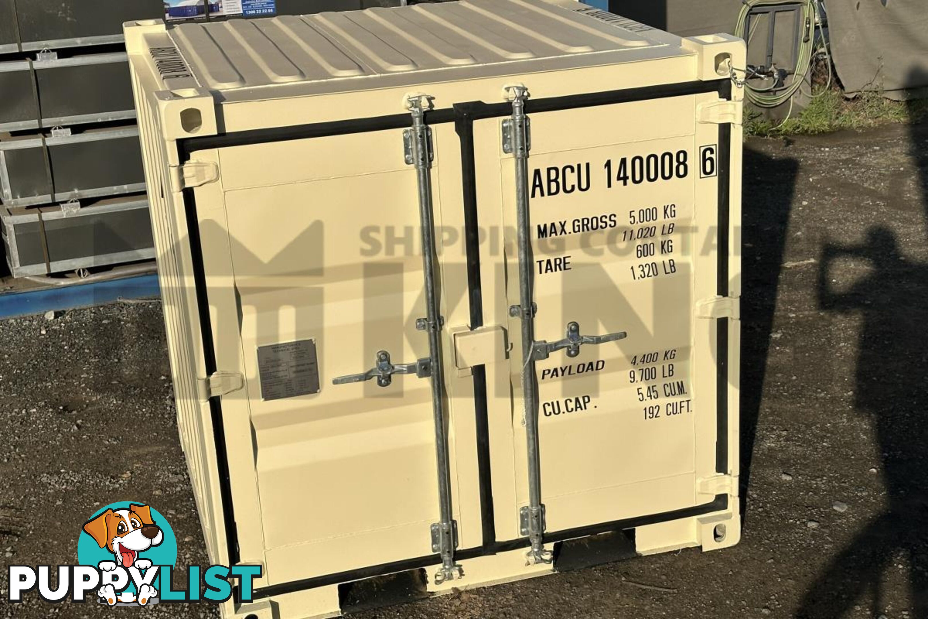 6' SHIPPING CONTAINER (FACTORY BUILT)