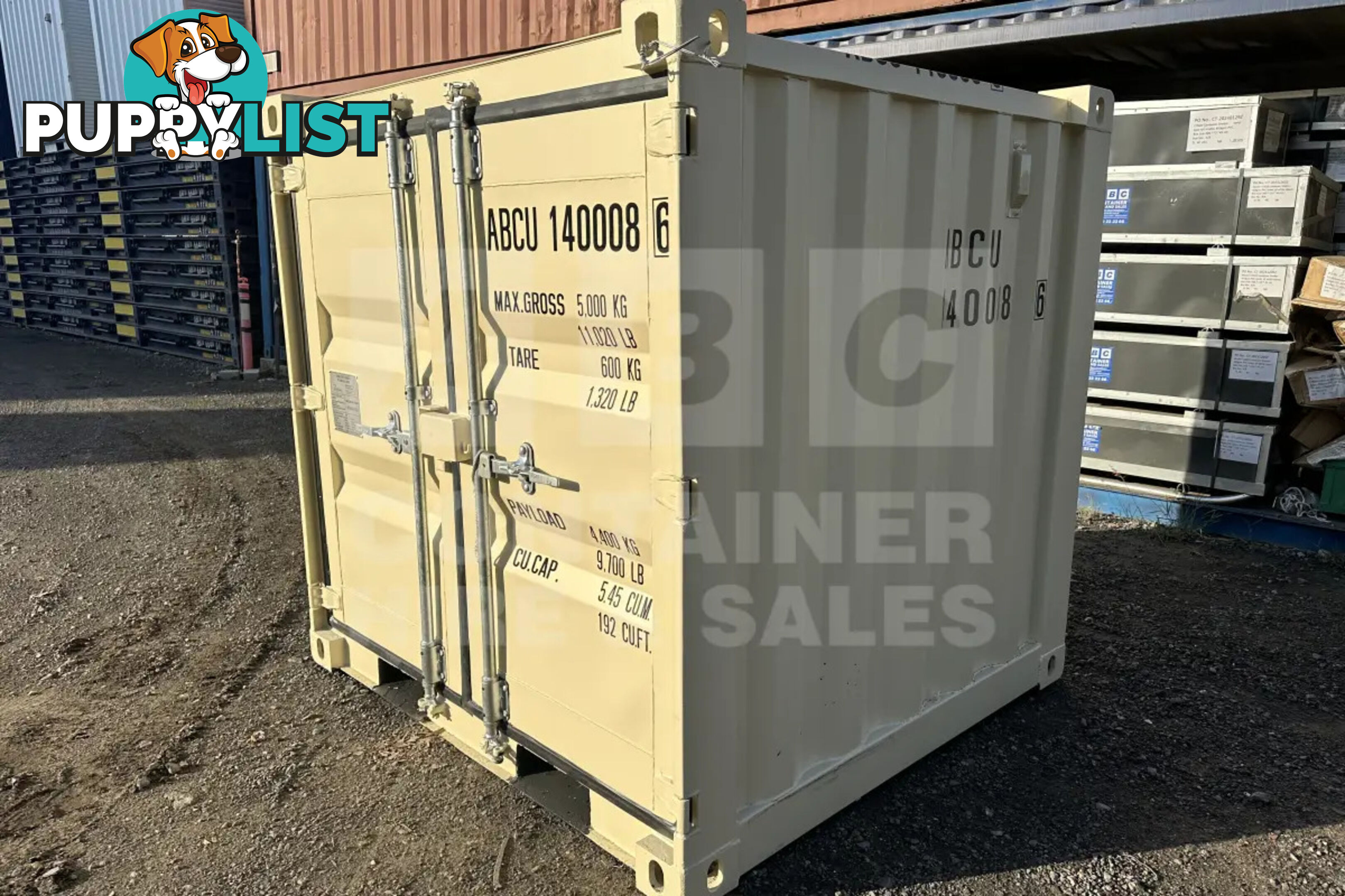 6' SHIPPING CONTAINER (FACTORY BUILT)