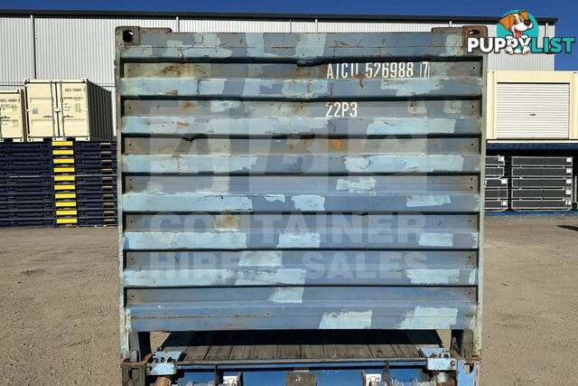 20' FLAT RACK SHIPPING CONTAINER (WITH COLLAPSIBLE ENDS)