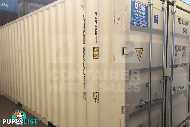 20' STANDARD HEIGHT SHIPPING CONTAINER (STEEL FLOOR)