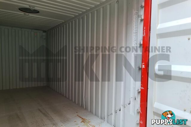 20' HIGH CUBE BULKER SHIPPING CONTAINER (STEEL FLOOR WITH ROOF HATCHES, 2 PALLETS WIDE)