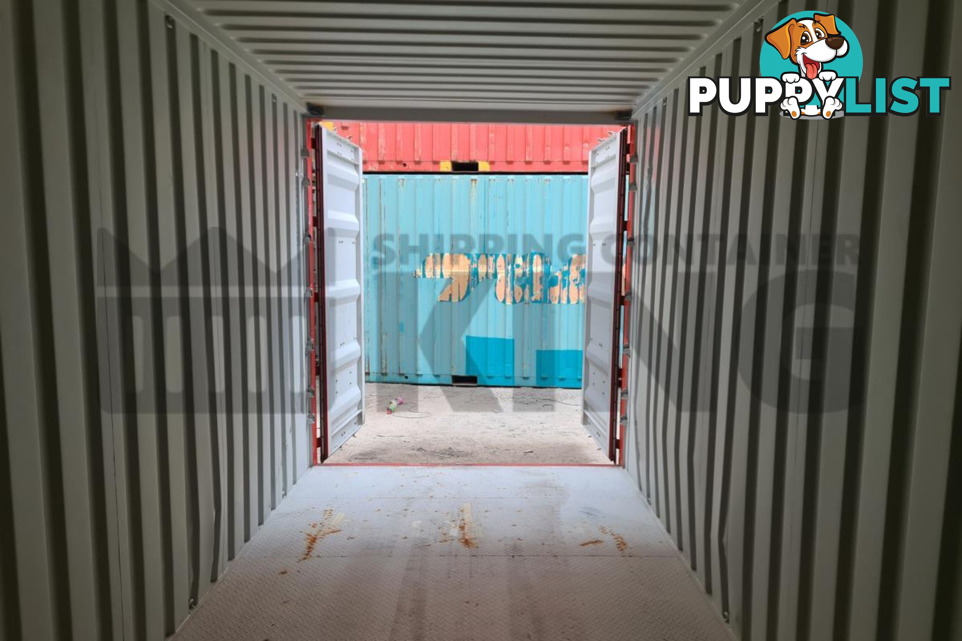 20' HIGH CUBE BULKER SHIPPING CONTAINER (STEEL FLOOR WITH ROOF HATCHES, 2 PALLETS WIDE)