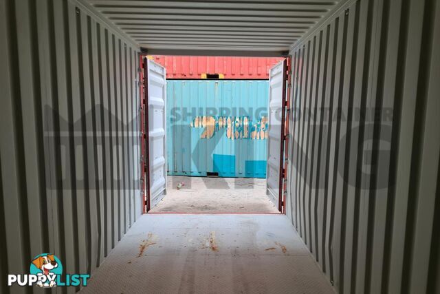 20' HIGH CUBE BULKER SHIPPING CONTAINER (STEEL FLOOR WITH ROOF HATCHES, 2 PALLETS WIDE)