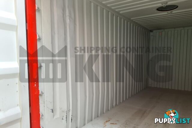 20' HIGH CUBE BULKER SHIPPING CONTAINER (STEEL FLOOR WITH ROOF HATCHES, 2 PALLETS WIDE)