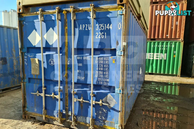 20' STANDARD HEIGHT SHIPPING CONTAINER - in Brisbane
