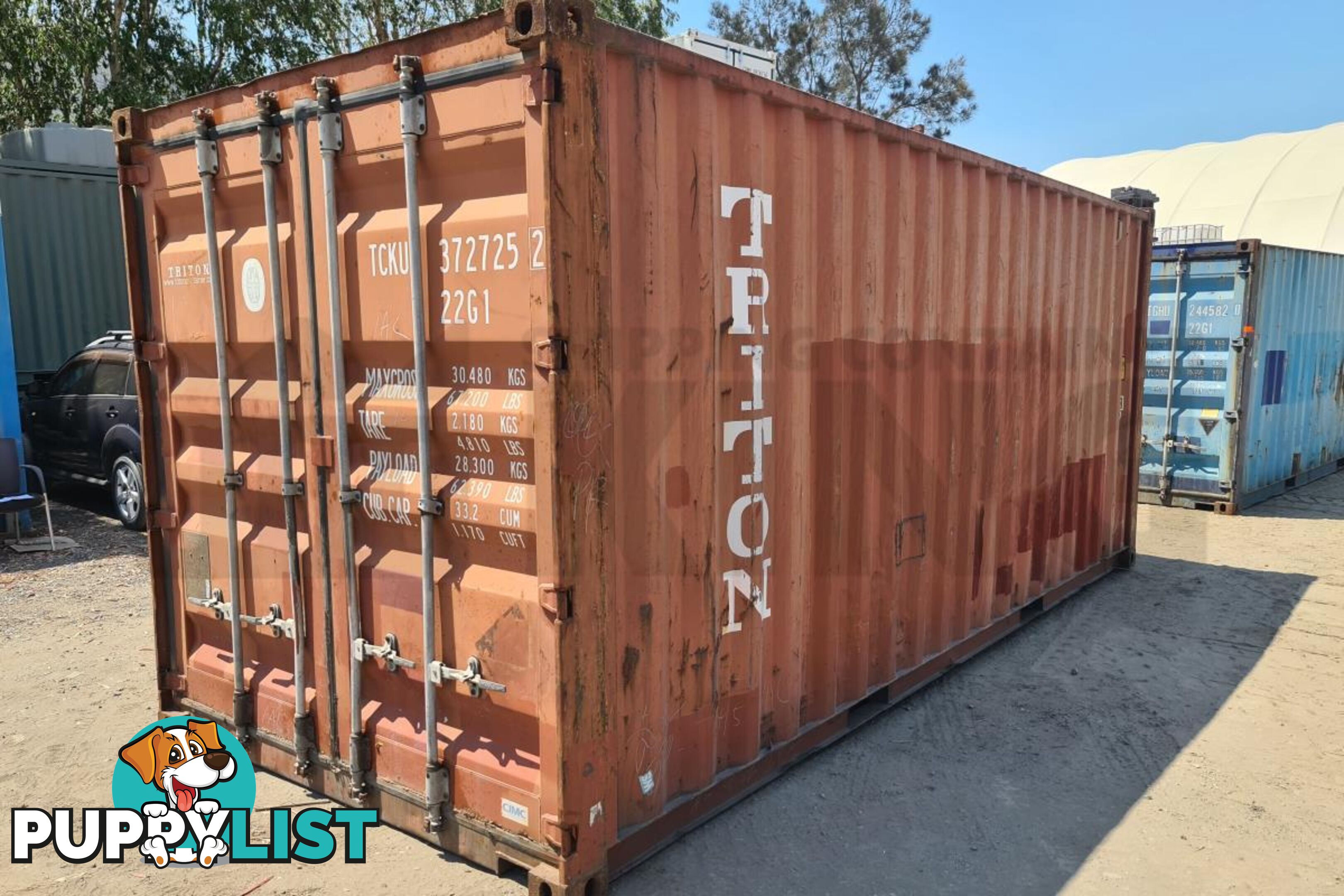 20' STANDARD HEIGHT SHIPPING CONTAINER - in Brisbane