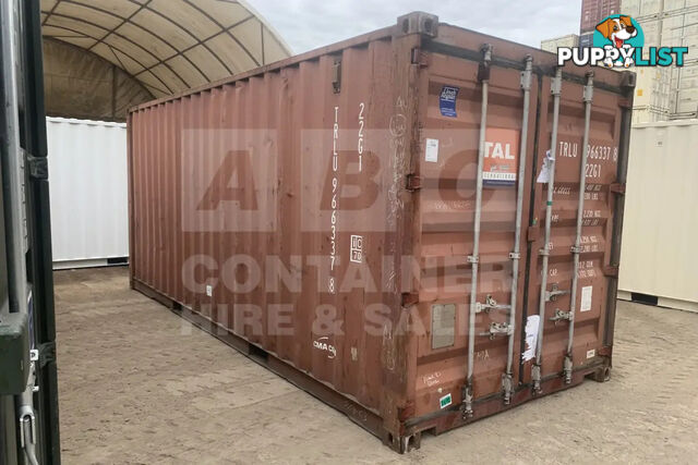 20' STANDARD HEIGHT SHIPPING CONTAINER - in Toowoomba