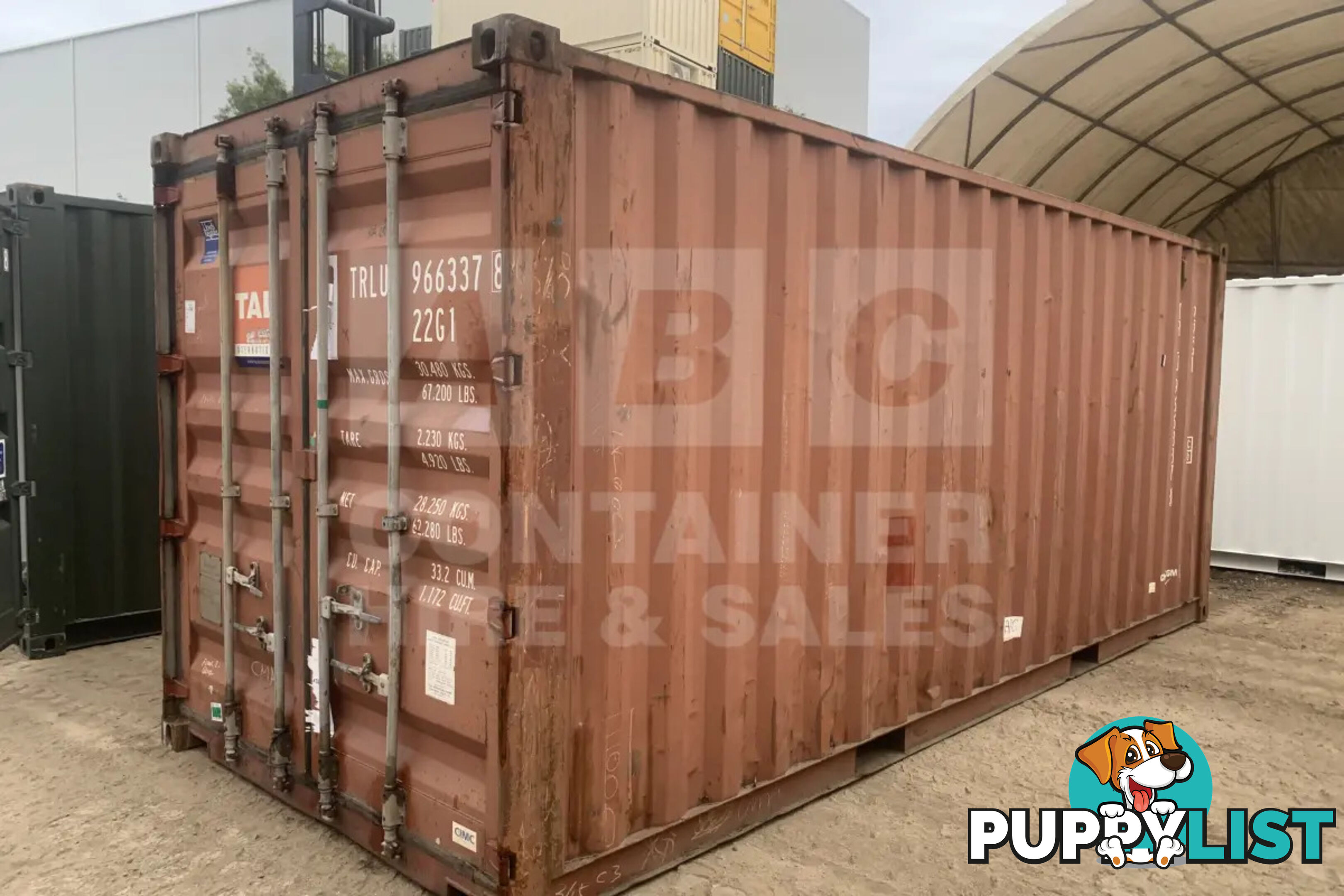 20' STANDARD HEIGHT SHIPPING CONTAINER - in Toowoomba