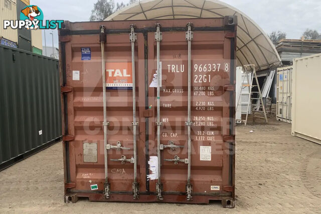 20' STANDARD HEIGHT SHIPPING CONTAINER - in Toowoomba