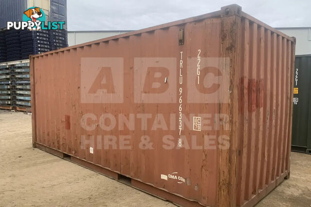 20' STANDARD HEIGHT SHIPPING CONTAINER - in Toowoomba