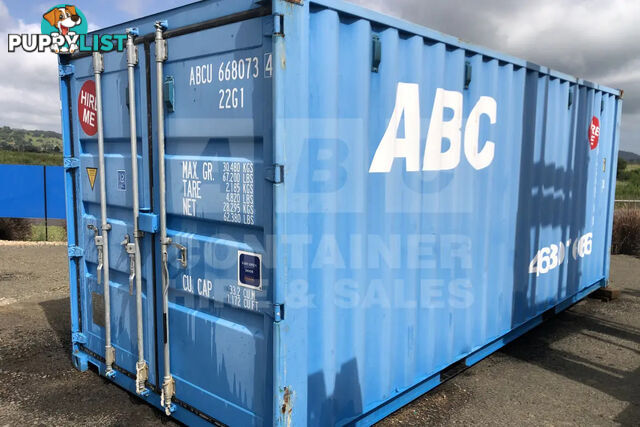 20' STANDARD HEIGHT SHIPPING CONTAINER
