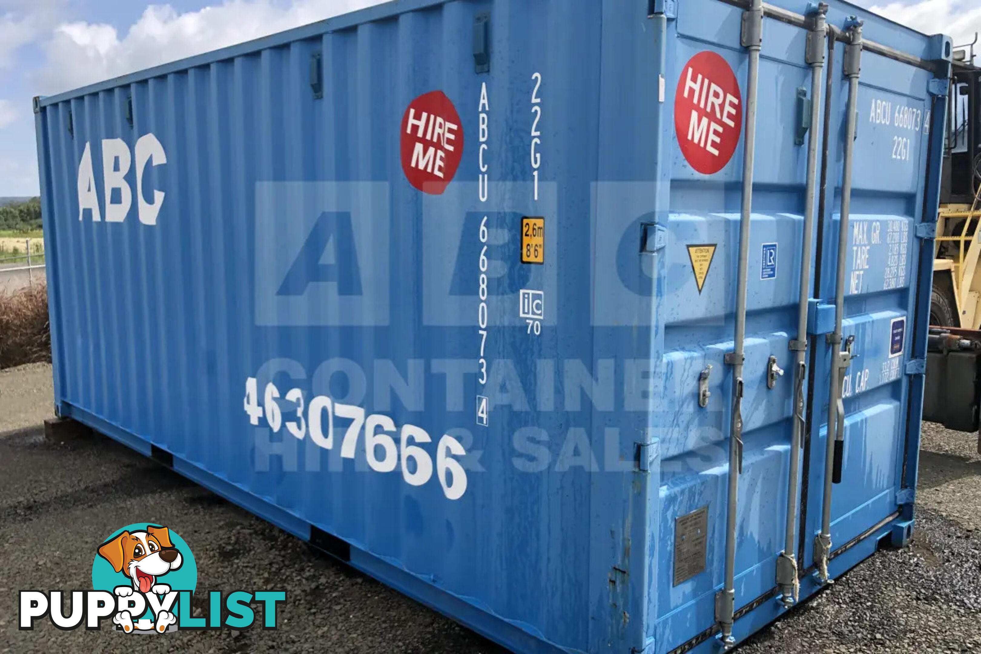 20' STANDARD HEIGHT SHIPPING CONTAINER