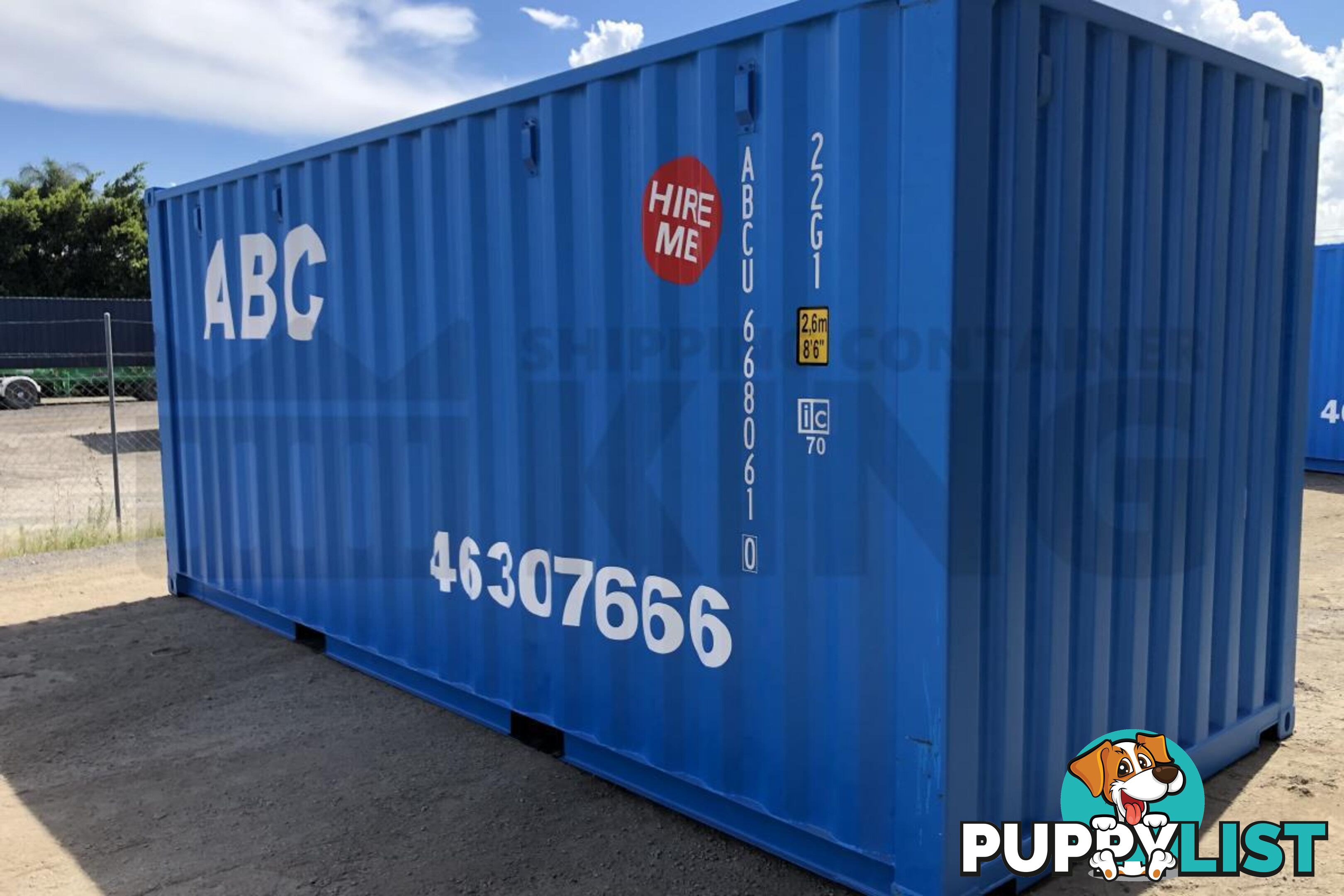 20' STANDARD HEIGHT SHIPPING CONTAINER - in Gympie