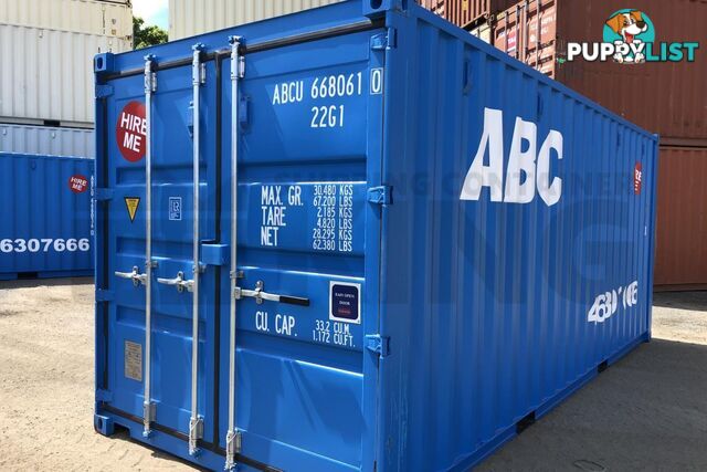 20' STANDARD HEIGHT SHIPPING CONTAINER - in Gympie