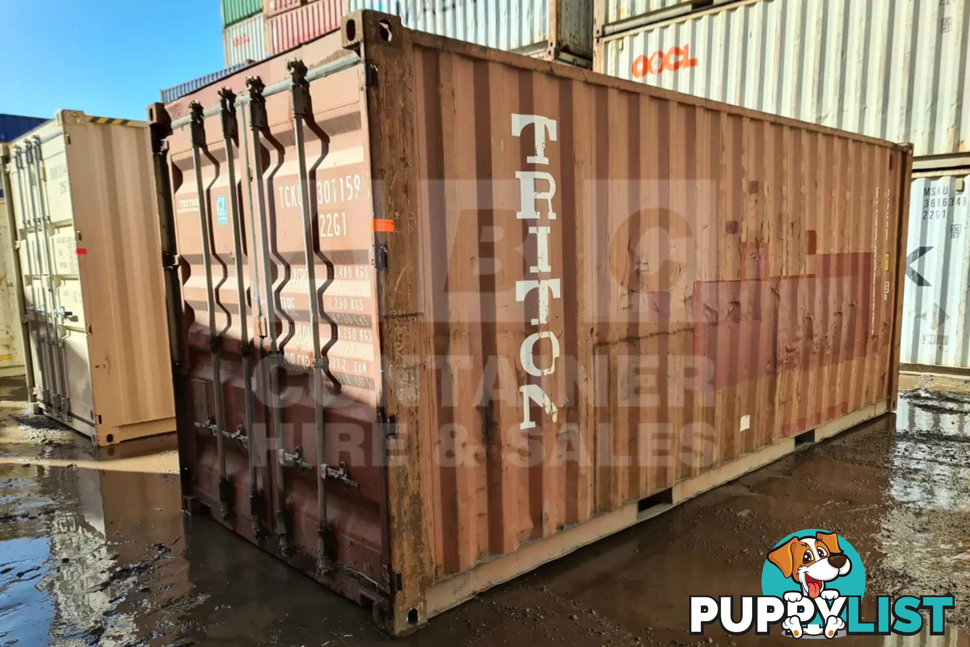 20' STANDARD HEIGHT SHIPPING CONTAINER (AS-IS CONDITION) - in Toowoomba