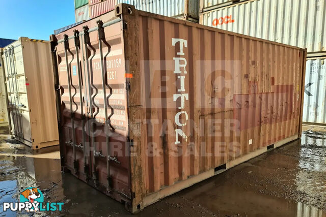 20' STANDARD HEIGHT SHIPPING CONTAINER (AS-IS CONDITION) - in Toowoomba