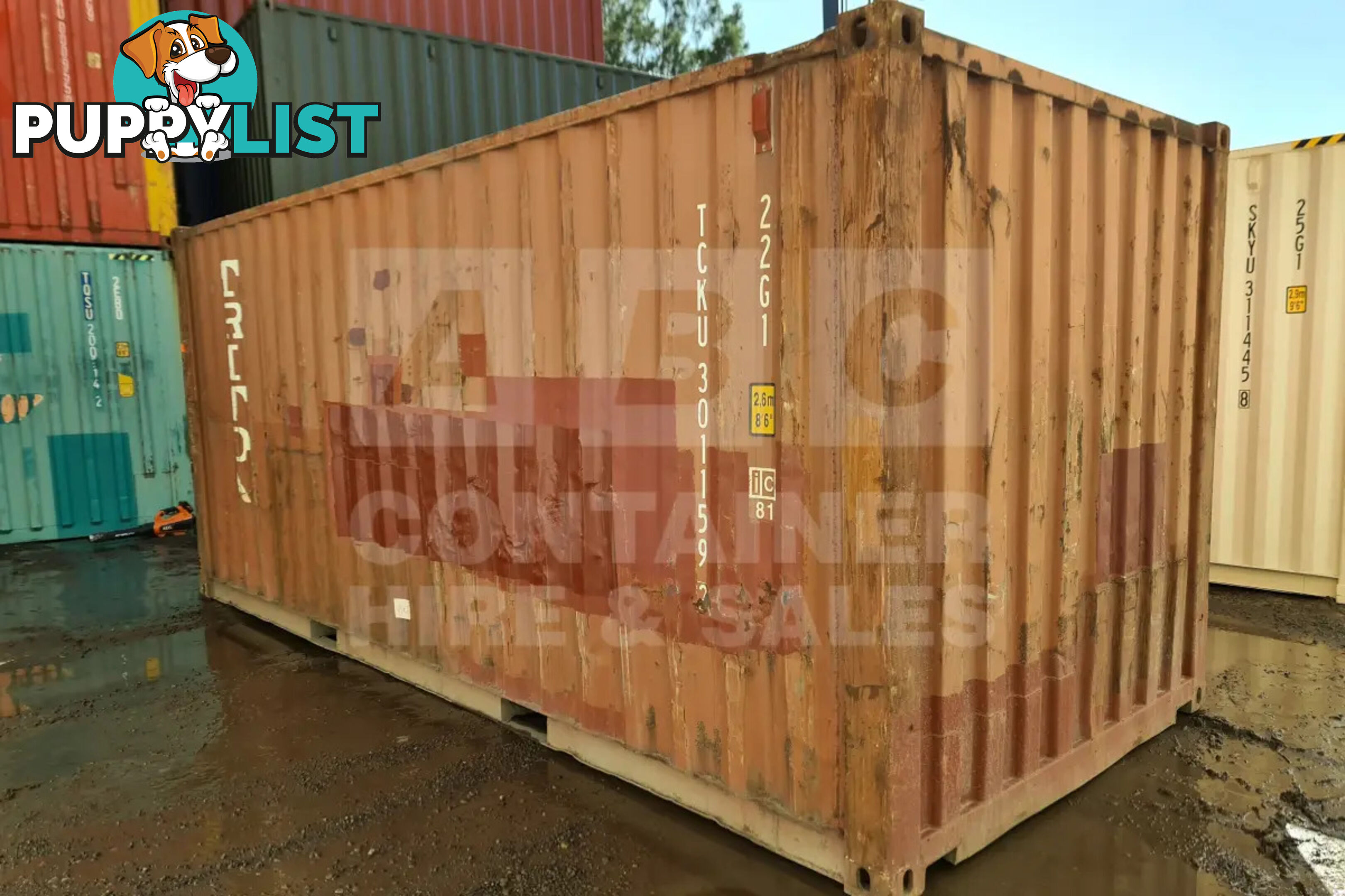 20' STANDARD HEIGHT SHIPPING CONTAINER (AS-IS CONDITION) - in Toowoomba