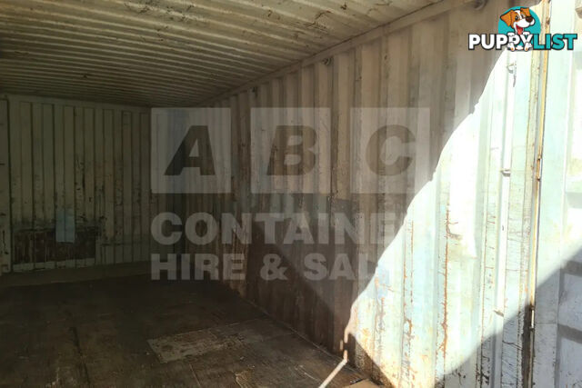 20' STANDARD HEIGHT SHIPPING CONTAINER (AS-IS CONDITION) - in Toowoomba