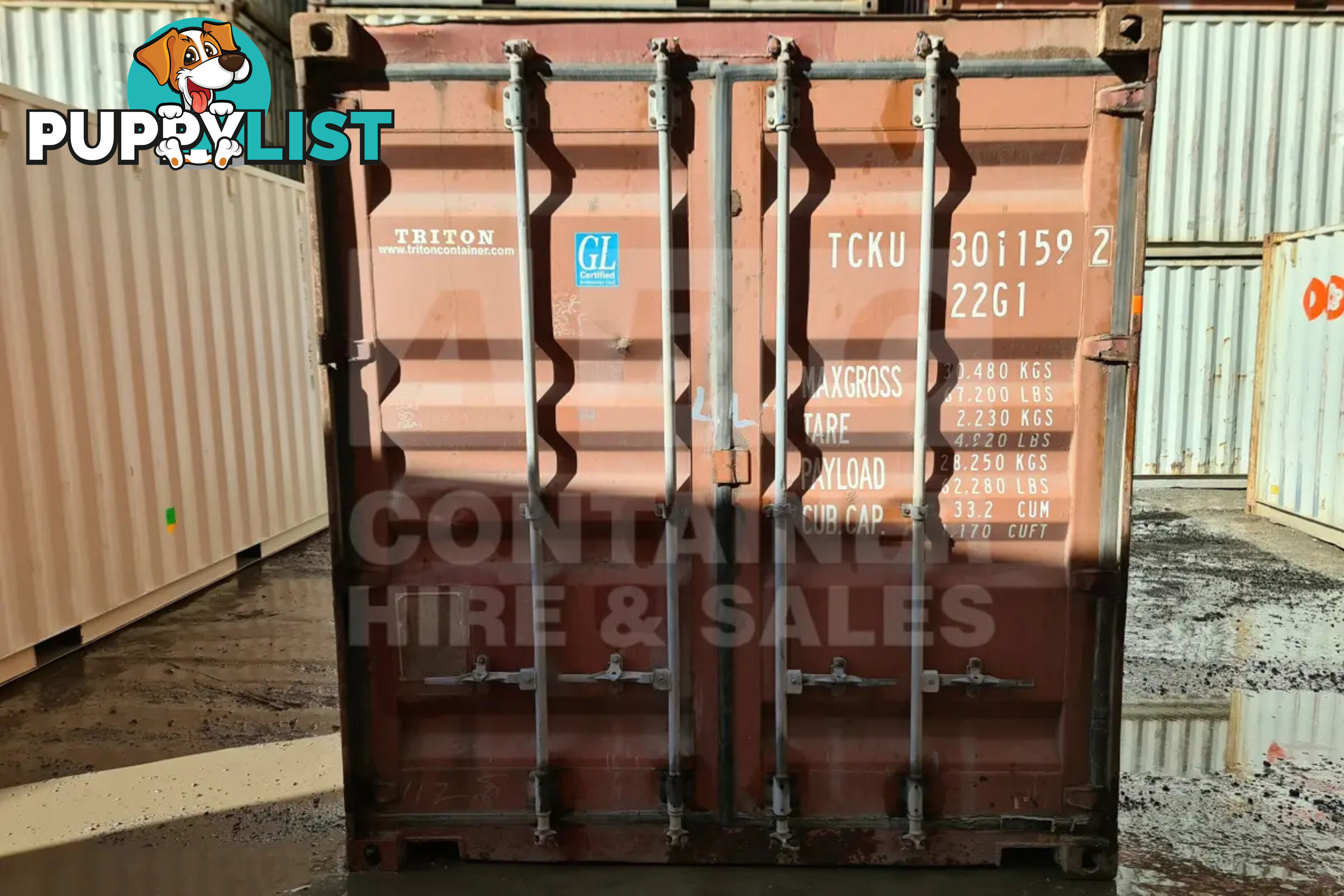 20' STANDARD HEIGHT SHIPPING CONTAINER (AS-IS CONDITION) - in Toowoomba