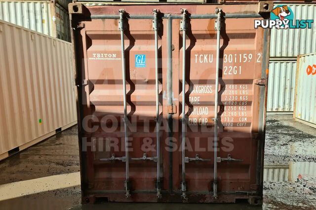 20' STANDARD HEIGHT SHIPPING CONTAINER (AS-IS CONDITION) - in Toowoomba