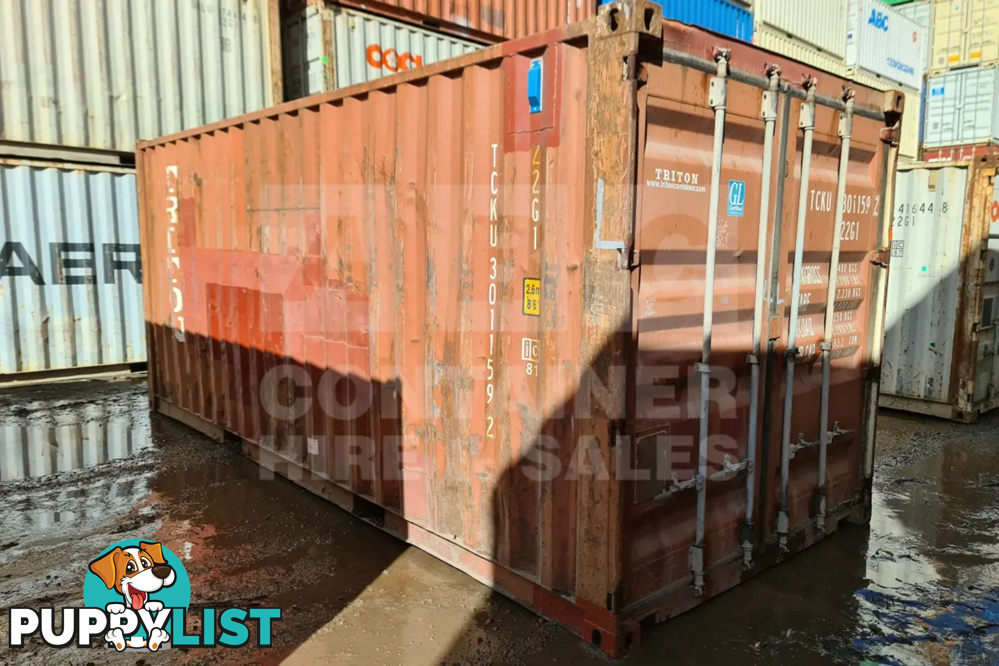20' STANDARD HEIGHT SHIPPING CONTAINER (AS-IS CONDITION) - in Toowoomba