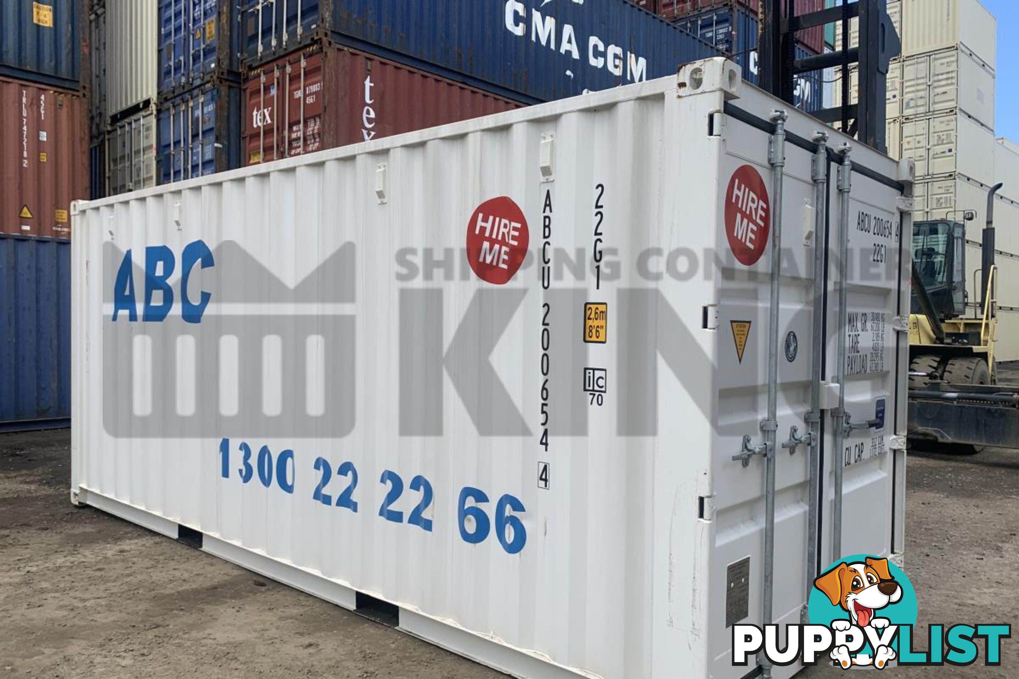 20' STANDARD HEIGHT SHIPPING CONTAINER - in Cairns