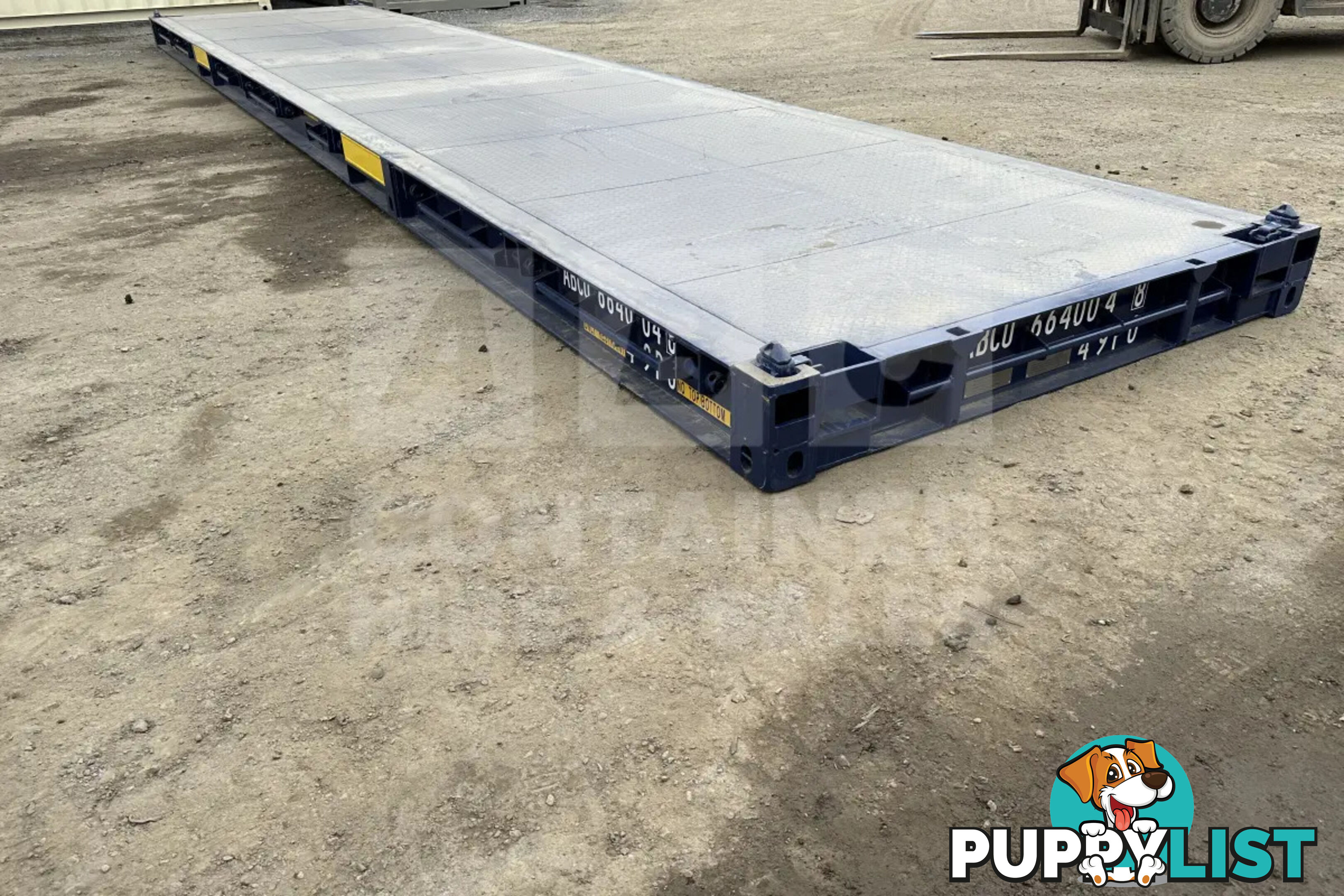 40' PLATFORM 316MM BASE DEPTH SHIPPING CONTAINER (BUILT IN TWIST LOCK)