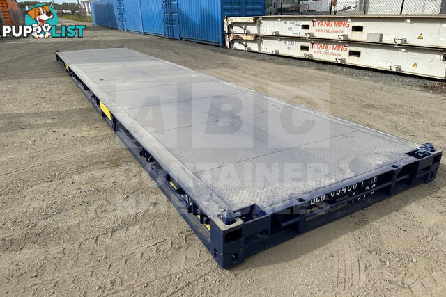 40' PLATFORM 316MM BASE DEPTH SHIPPING CONTAINER (BUILT IN TWIST LOCK)