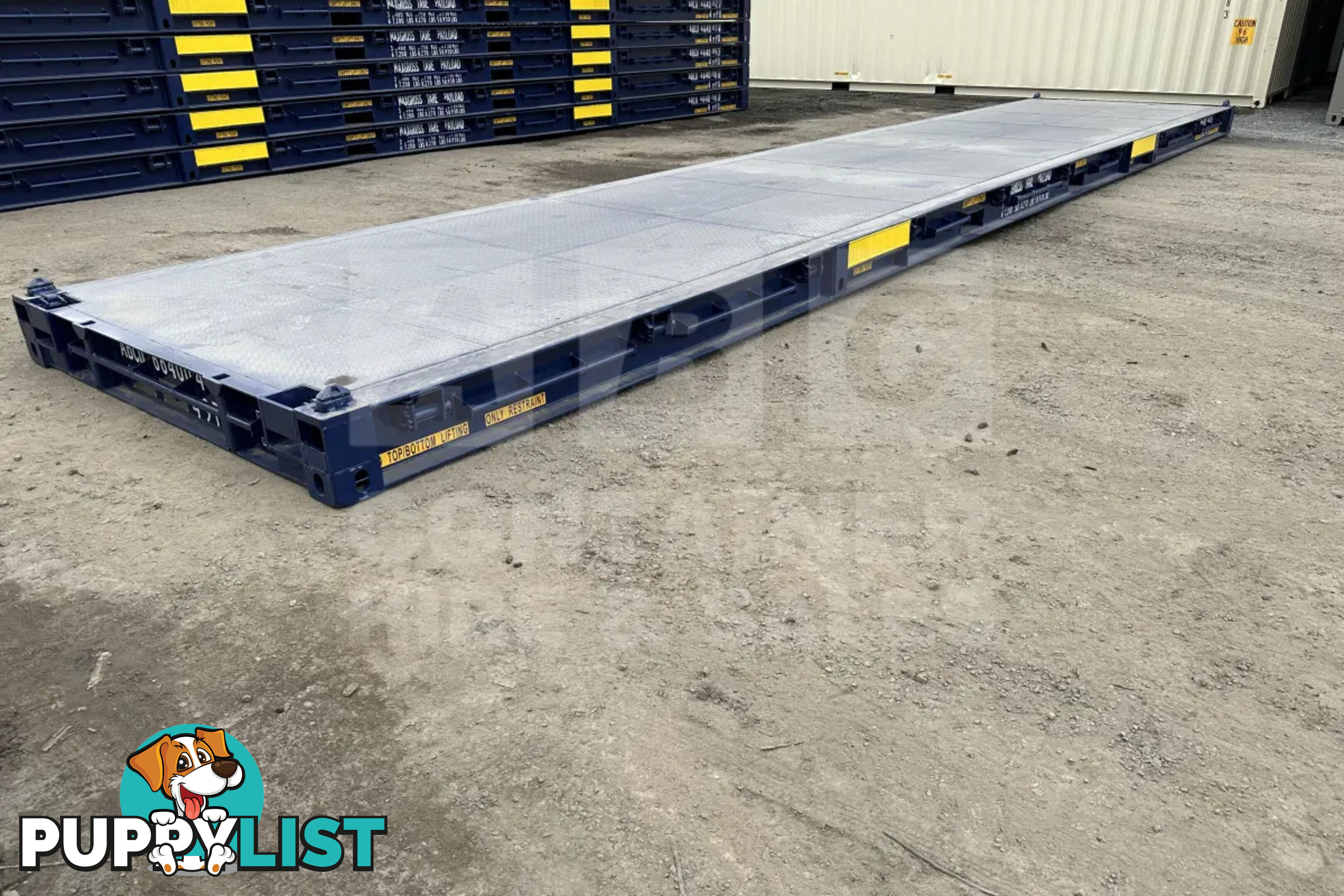 40' PLATFORM 316MM BASE DEPTH SHIPPING CONTAINER (BUILT IN TWIST LOCK)
