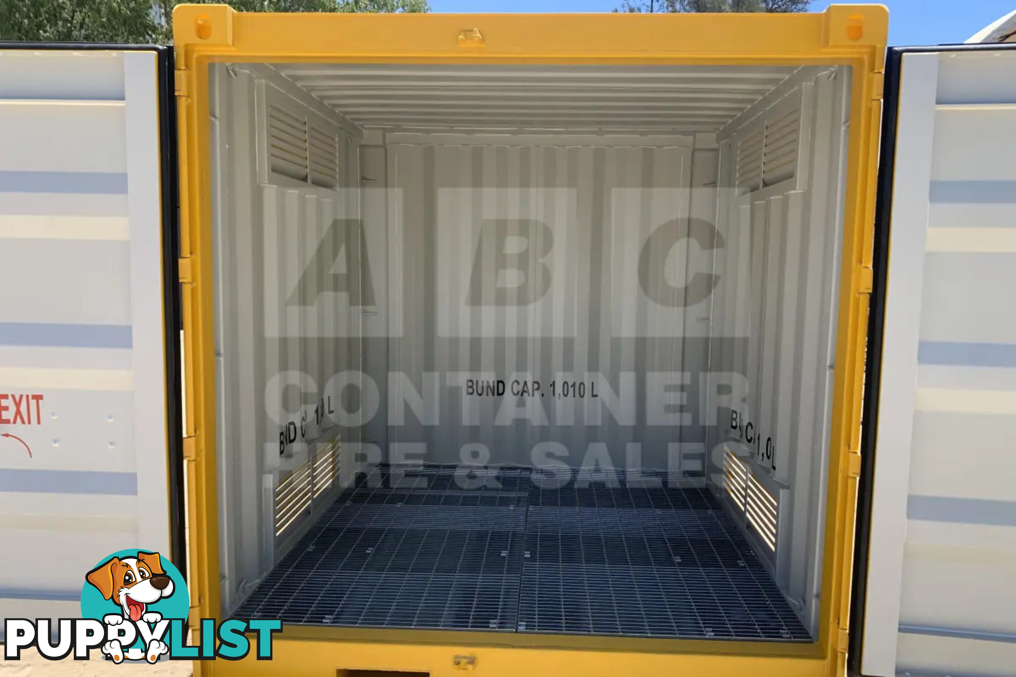 8' DANGEROUS GOODS SHIPPING CONTAINER (4 CORNER POST)
