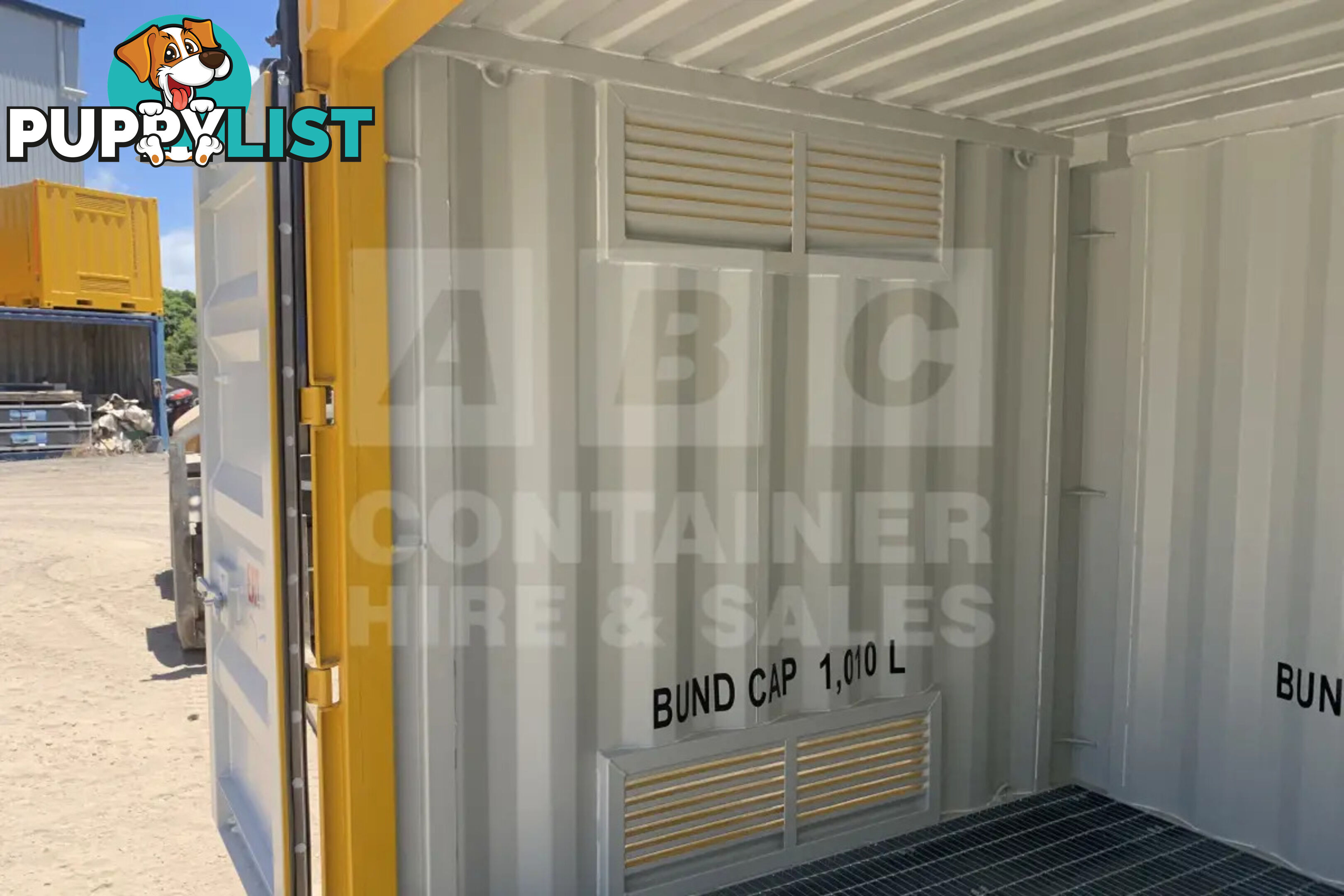8' DANGEROUS GOODS SHIPPING CONTAINER (4 CORNER POST)