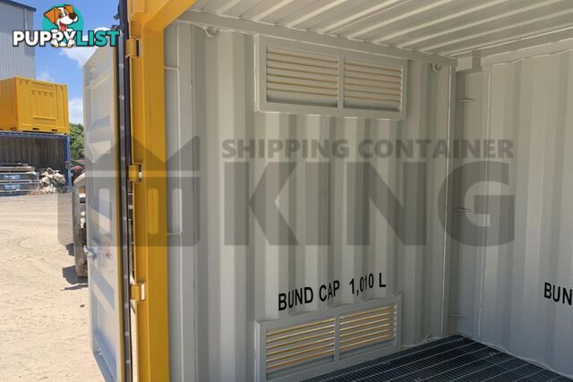 8' DANGEROUS GOODS SHIPPING CONTAINER (4 CORNER POST) - in Brisbane