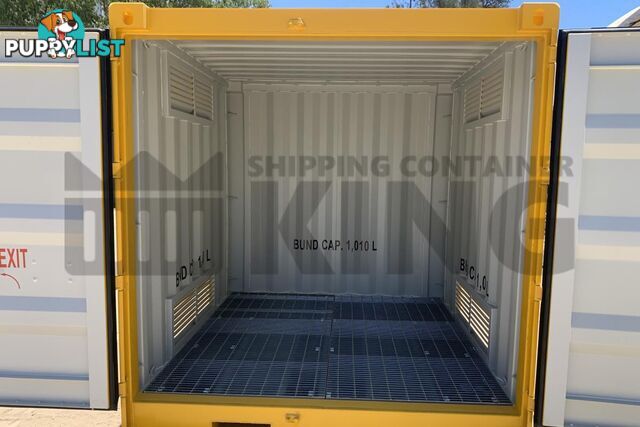 8' DANGEROUS GOODS SHIPPING CONTAINER (4 CORNER POST) - in Brisbane