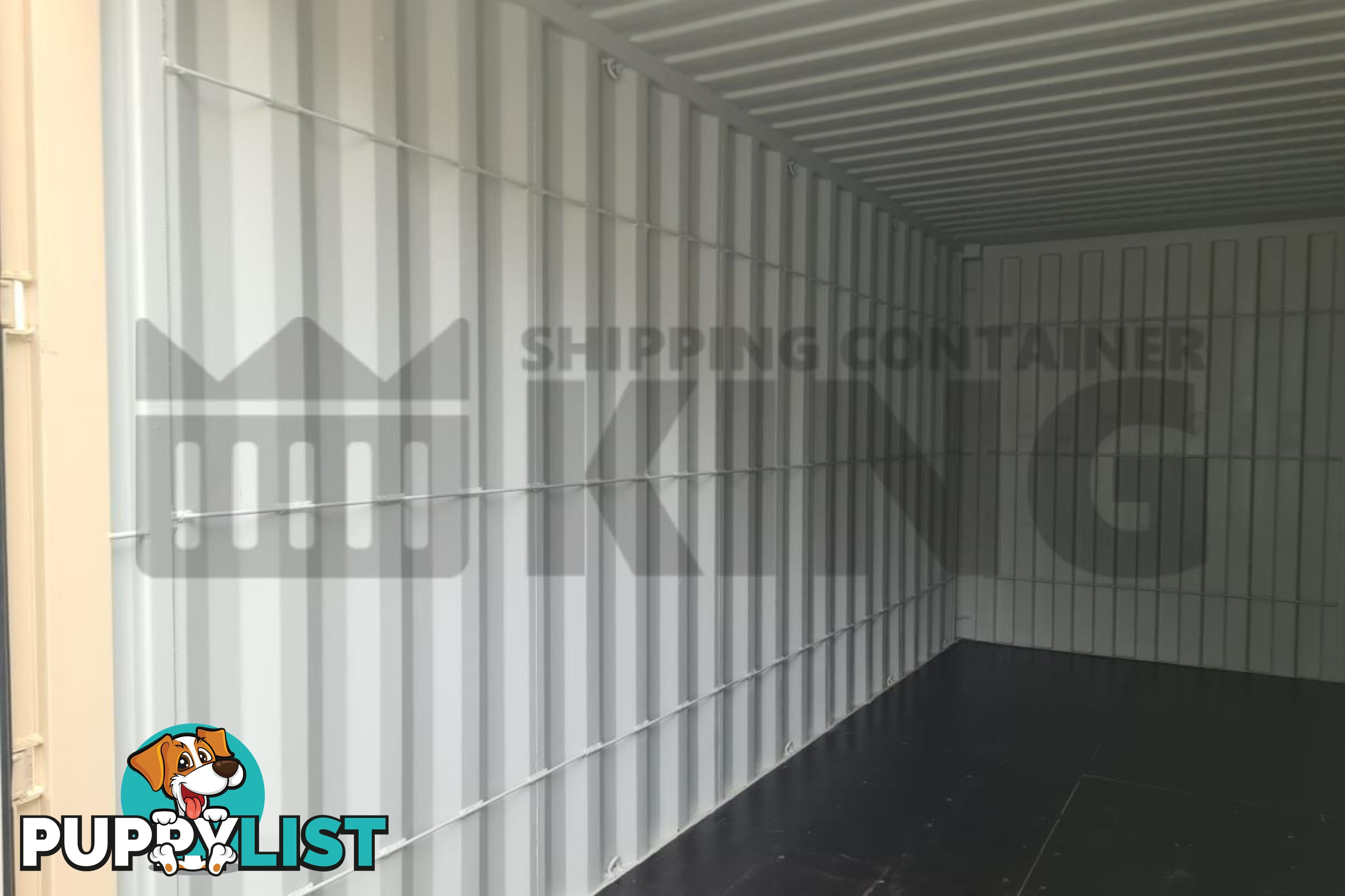 20' HIGH CUBE SHIPPING CONTAINER (WITH TIE RAILS)