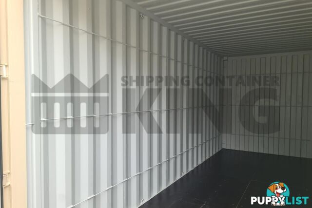 20' HIGH CUBE SHIPPING CONTAINER (WITH TIE RAILS)