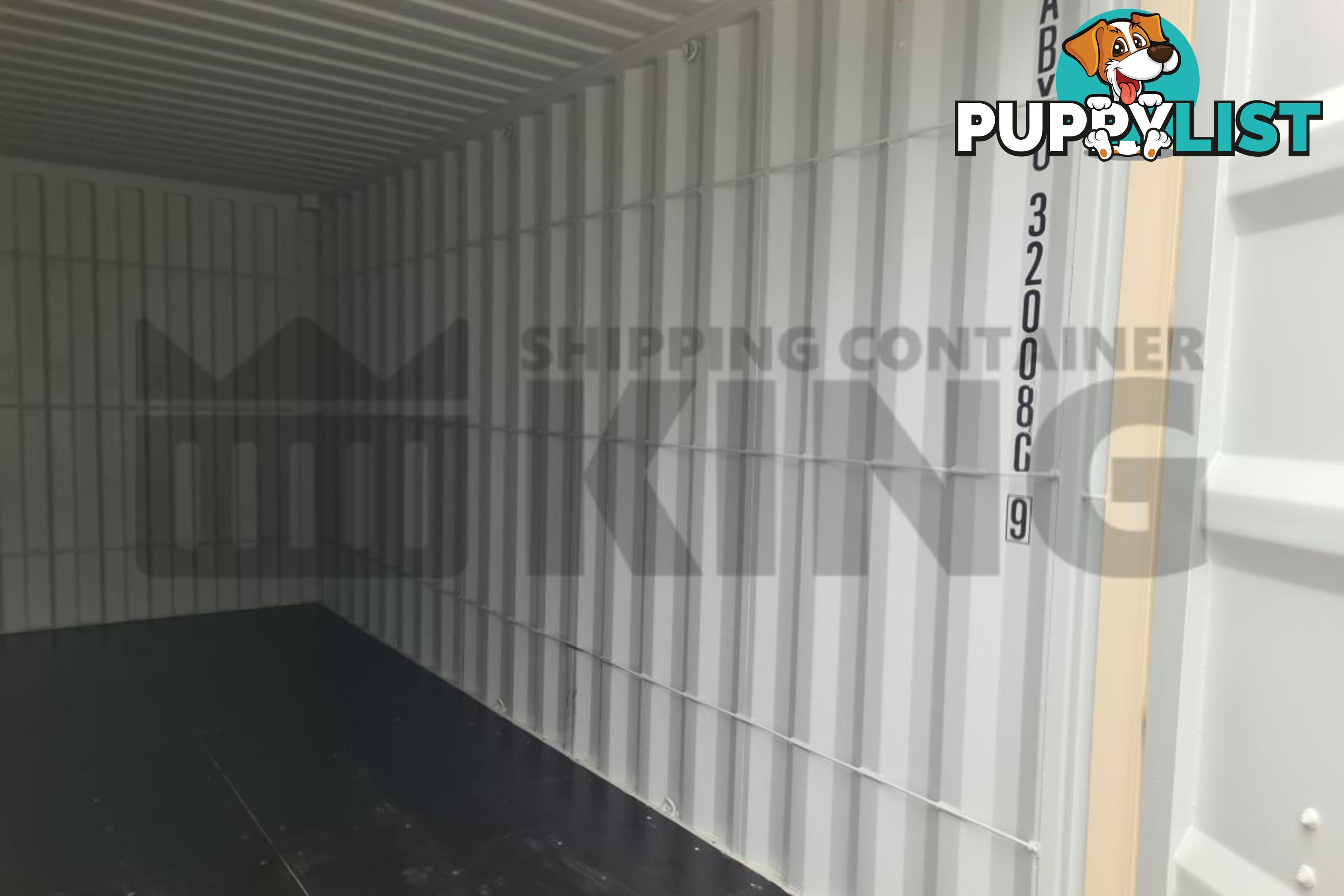 20' HIGH CUBE SHIPPING CONTAINER (WITH TIE RAILS)