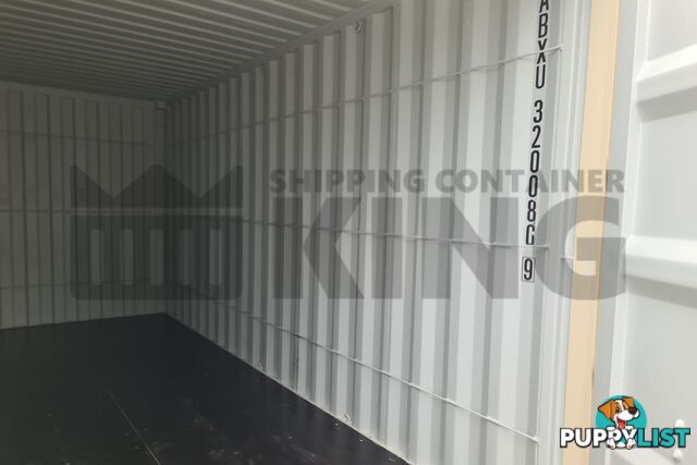 20' HIGH CUBE SHIPPING CONTAINER (WITH TIE RAILS)