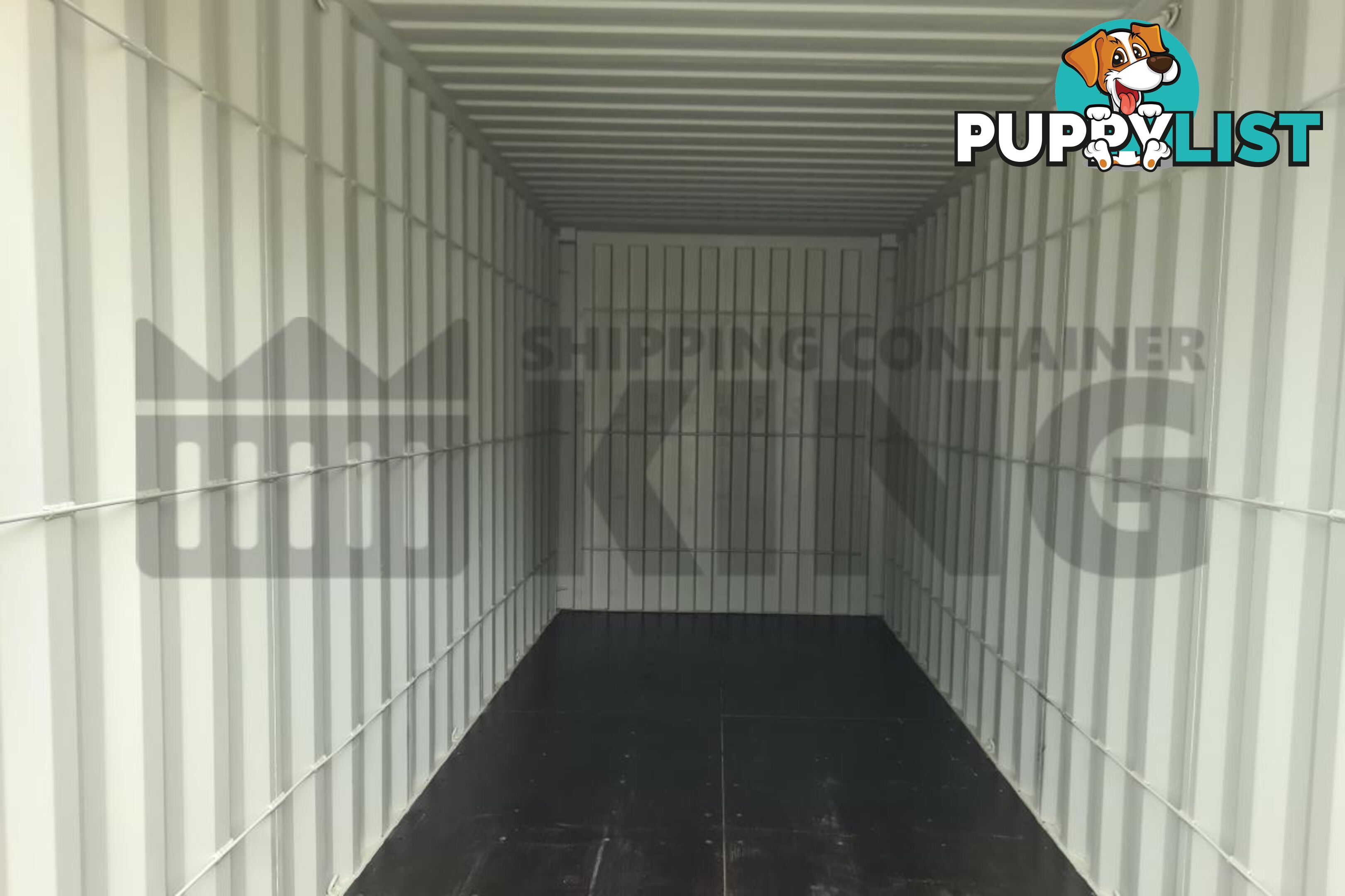 20' HIGH CUBE SHIPPING CONTAINER (WITH TIE RAILS)