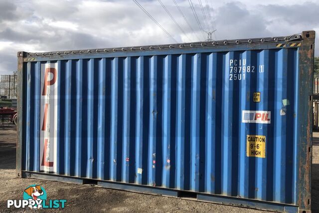 20' HIGH CUBE OPEN TOP SHIPPING CONTAINER (TARP AND BOWS) - in Rockhampton